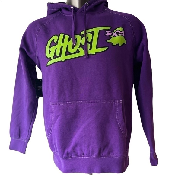 GHOST X‎ TMNT Donatello Men’s Hoodie RARE NWT Purple - Picture 1 of 8